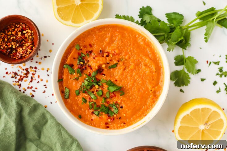 Carrot and Red Lentil Soup